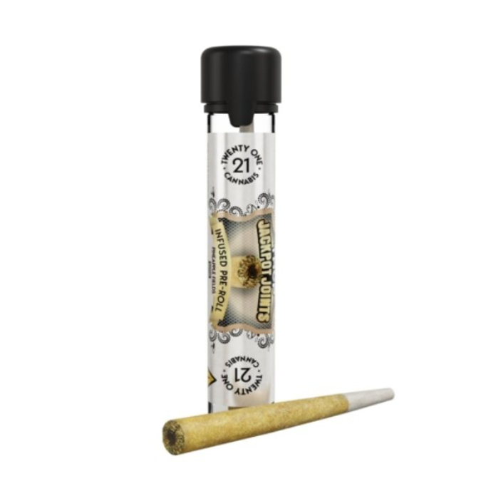 Picture of TWENTY ONE CANNABIS THCP JACKPOT JOINTS PRE ROLLS 1.7G - PINEAPPLE FIELDS (SATIVA)