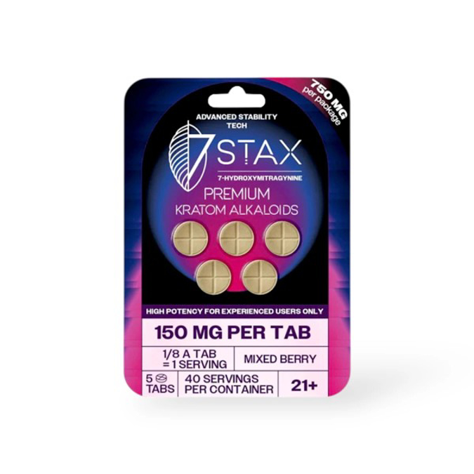 Picture of 7 STAX 7 HYDROXY 150MG 50CT - MIXED BERRY