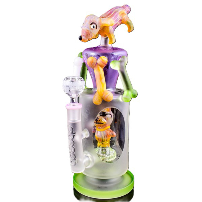 Picture of CHEECH GLASS 12.5'' DOGGO GUARDING THE GLASS BONES