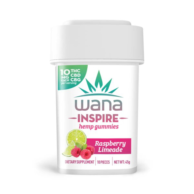 Picture of WANA HD-9 HEMP GUMMIES - RASPBERRY LIMEADE