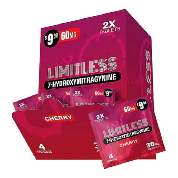 Picture of LIMITLESS 7 HYDROXY 50MG 10CT - CHERRY