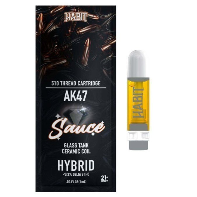 Picture of HABIT SAUCE CART 1G 10PK - Ak47 HYBRID