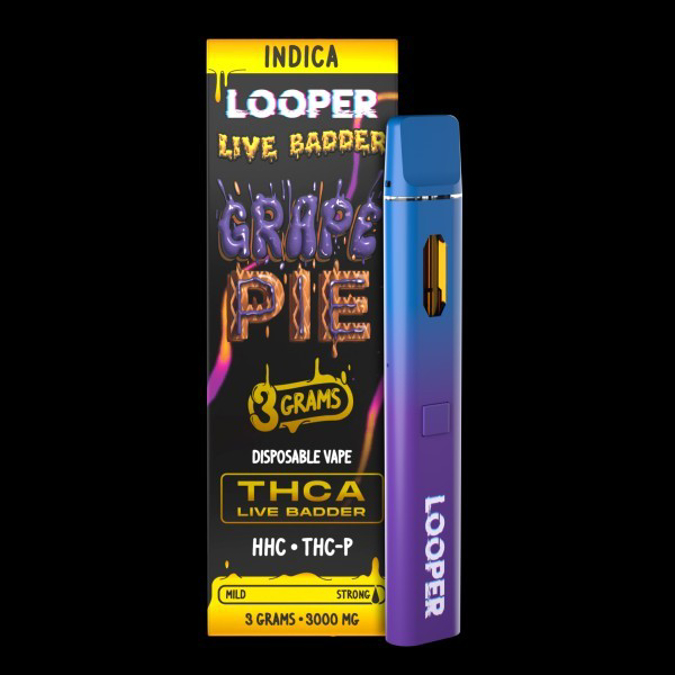 Picture of LOOPER LIVE BADDER GRAPE PIE INDICA 3G