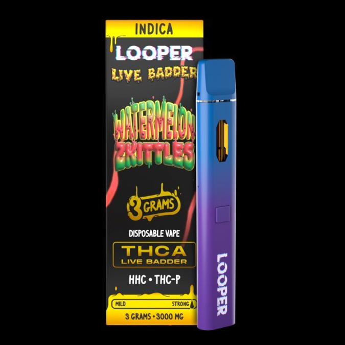 Picture of LOOPER LIVE BADDER WATERMELON SKITTLES INDICA 3G