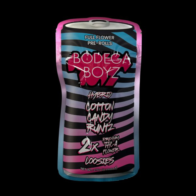 Picture of BODEGA BOYZ THCP 2X LOOSIES PRE ROLL 10CT - COTTON CANDY RUNTZ