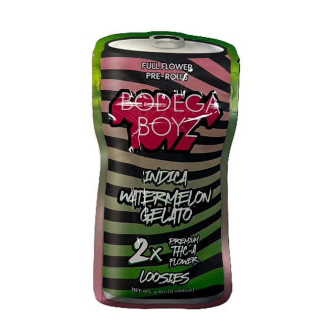 Picture of BODEGA BOYZ THCP 2X LOOSIES PRE ROLL 10CT - WATERMELON GELATO