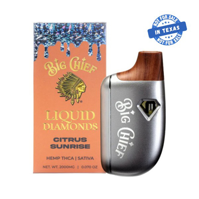 Picture of BIG CHIEF LIQUID DIAMONDS 2G DISPOSABLE CITRUS SUNRISE