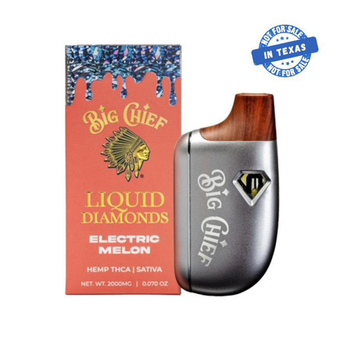 Picture of BIG CHIEF LIQUID DIAMONDS 2G DISPOSABLE ELECTRIC MELON