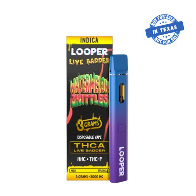Picture of LOOPER LIVE BADDER WATERMELON SKITTLES INDICA 3G