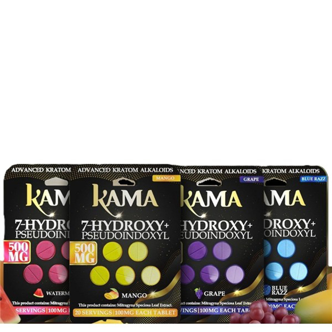 Picture of KAMA 500MG 7-HYDROXY PSEUD 5CT - PINEAPPLE EXPRESS