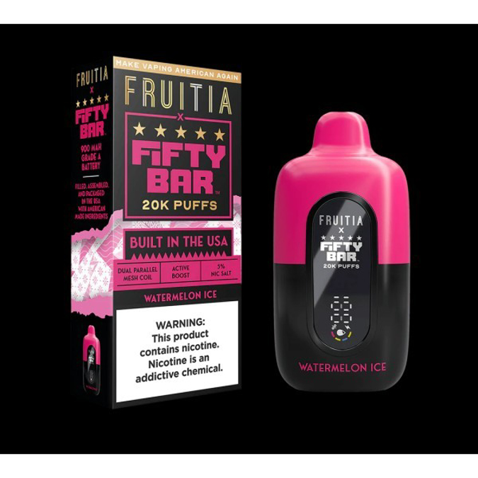 Picture of FIFTY BAR 20K FRUITIA - WATERMELON ICE