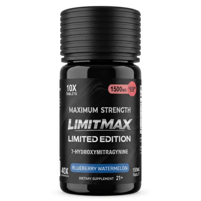 Picture of LIMITMAX 7 HYDROXY 1500MG 10CT - BLUEBERRY WATERMELON