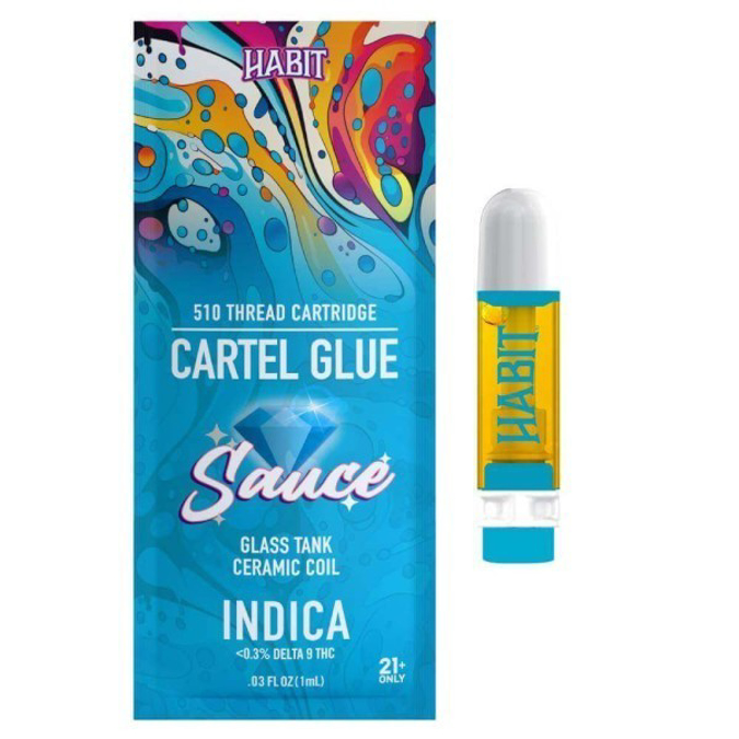 Picture of HABIT SAUCE CART 1G 10PK - CARTEL GLUE INDICA