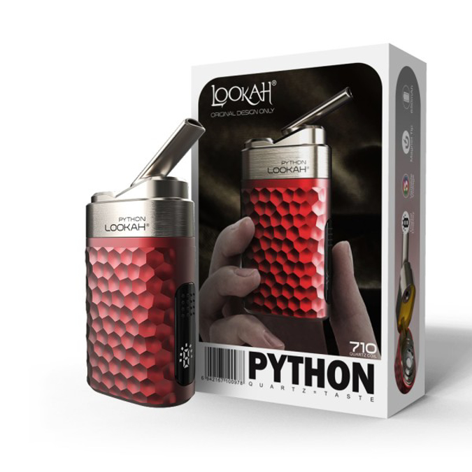 Picture of LOOKAH PYTHON VAPORIZER KIT - RED