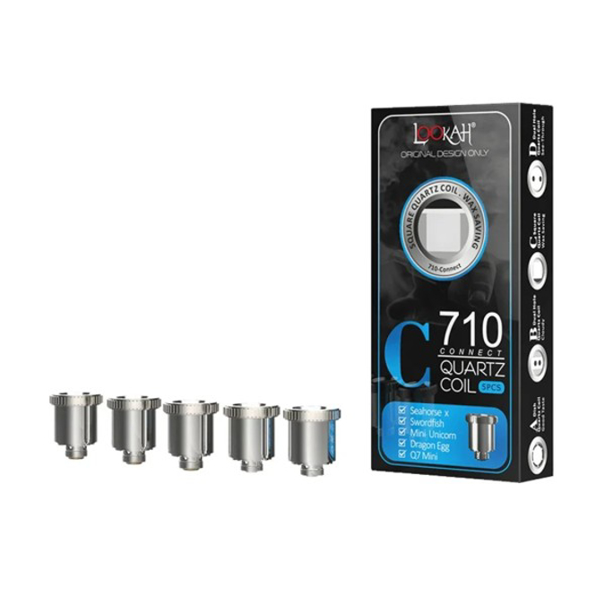 Picture of LOOKAH CONNECT C10 QUARTZ 710 COIL - BLUE