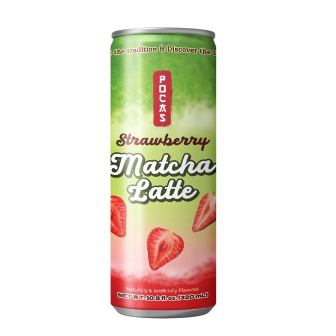 Picture of POCAS STRAWBERRY MATCHA LATTE 320ML