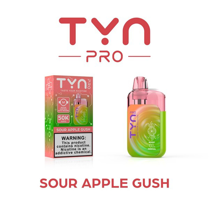Picture of TYN PRO 50K - SOUR APPLE GUSH