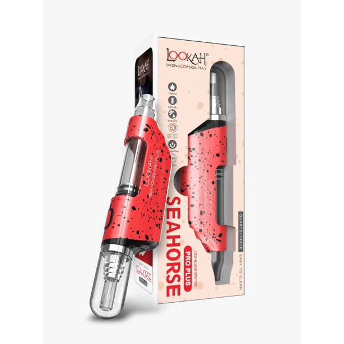 Picture of LOOKAH SEAHORSE PRO PLUS SPATTER EDITION - RED BLACK