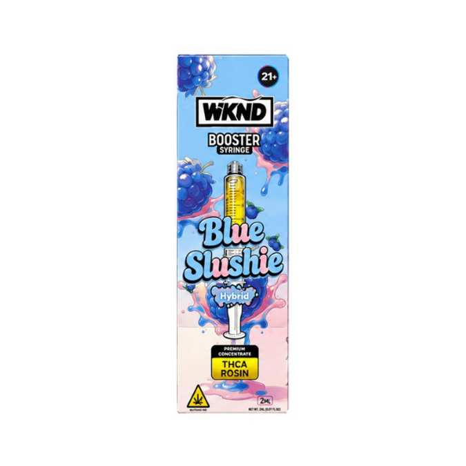 Picture of WKND THCA SYRINGE 2ML 5CT - BLUE SLUSHIE