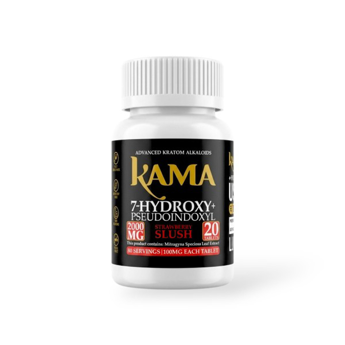 Picture of KAMA 7 HYDROXY 2000MG 20CT JAR - STRAWBERRY SLUSH