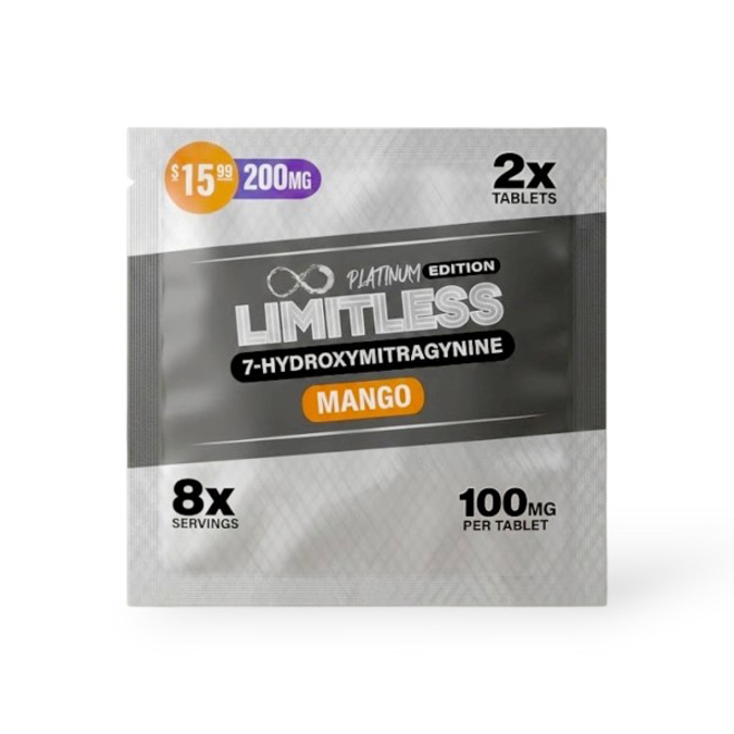 Picture of LIMITLESS 7 HYDROXY 100MG 2CT - MANGO