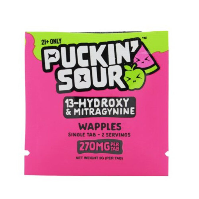 Picture of PUCKIN SOUR MIT + KAVA 380MG 30CT - WAPPLES
