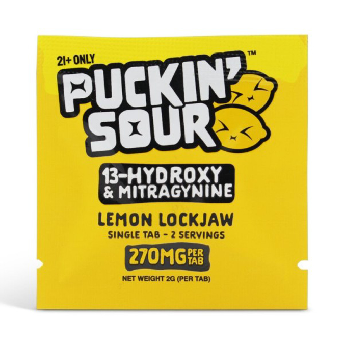 Picture of PUCKIN SOUR MIT + KAVA 380MG 30CT - LEMON LOCK JAW