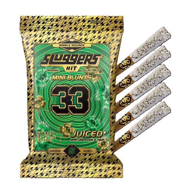 Picture of SLUGGERS HIT JUICED 0.7G INFUSED MINI BLUNTS 5PK - 33 (HYBRID)