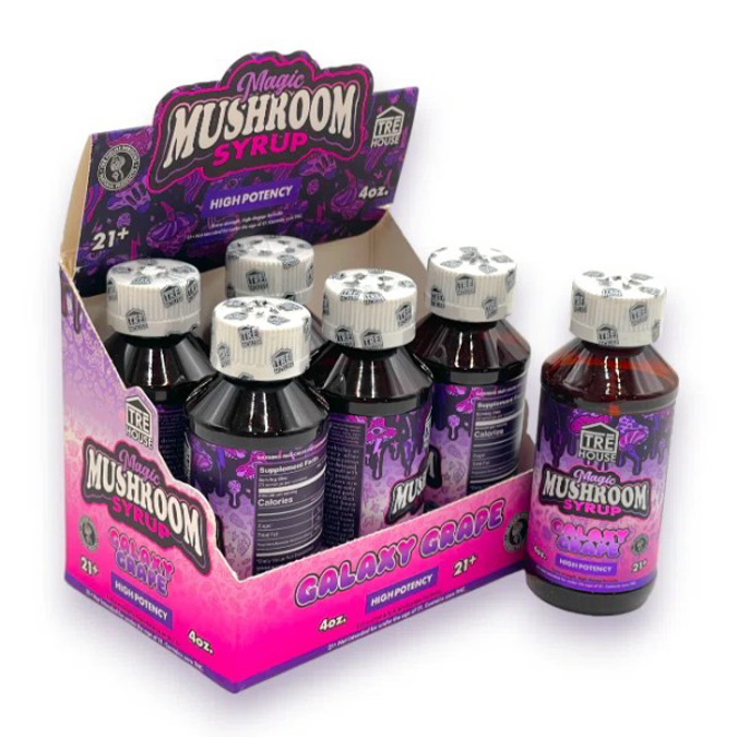 Picture of TRE HOUSE MAGIC MUSHROOM SYRUP 4OZ GALAXY GRAPE