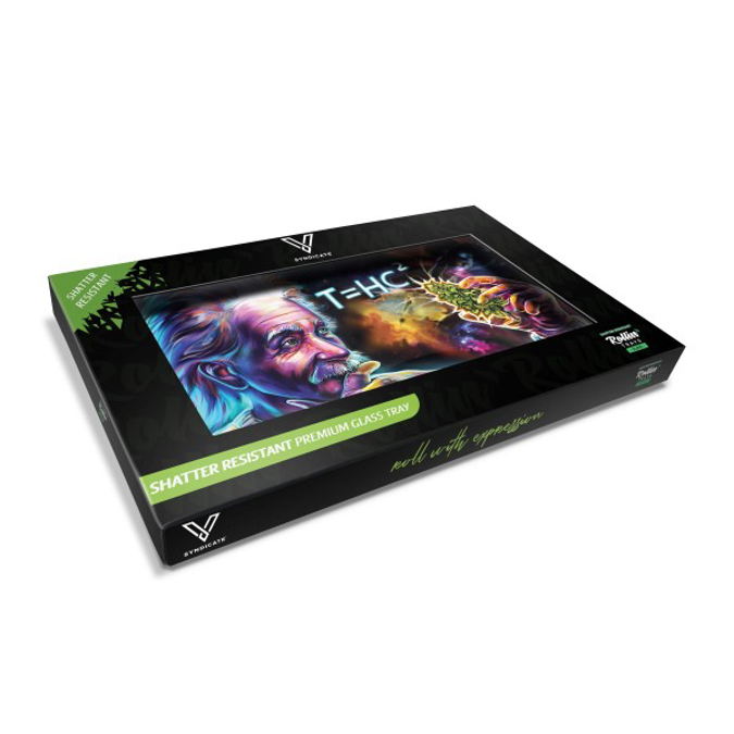 Picture of SYNDICATE GLASS TRAY MEDIUM - T=HC BLACK HOLE