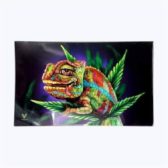 Picture of SYNDICATE GLASS TRAY SMALL - CLOUD CHAMELEON