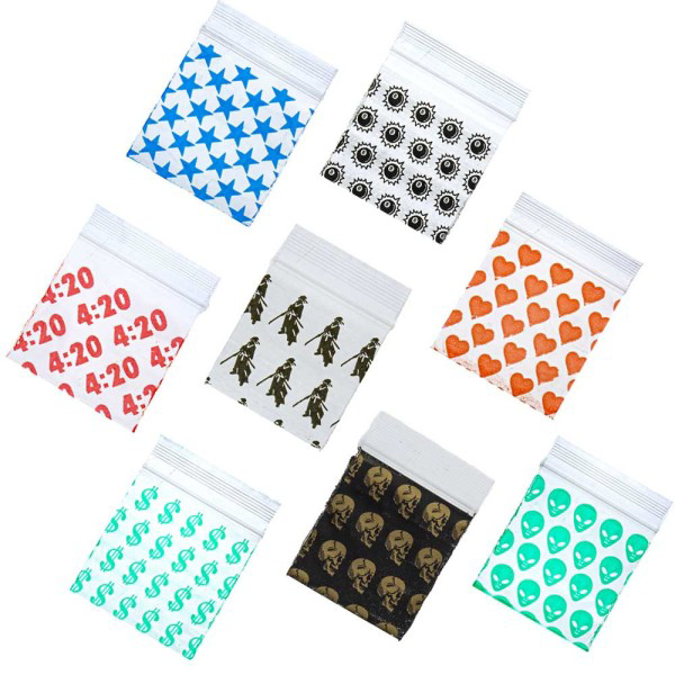 Picture of ZIP BAGS 1.25'' x 1.25'' 1000CT ASSORTED DESIGNS