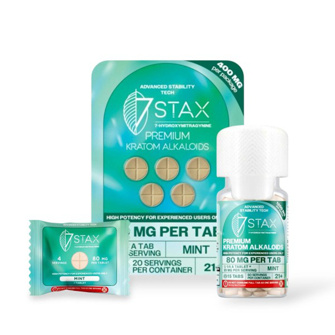 Picture of 7 STAX 7 HYDROXY 80MG TAB 10CT - MINT