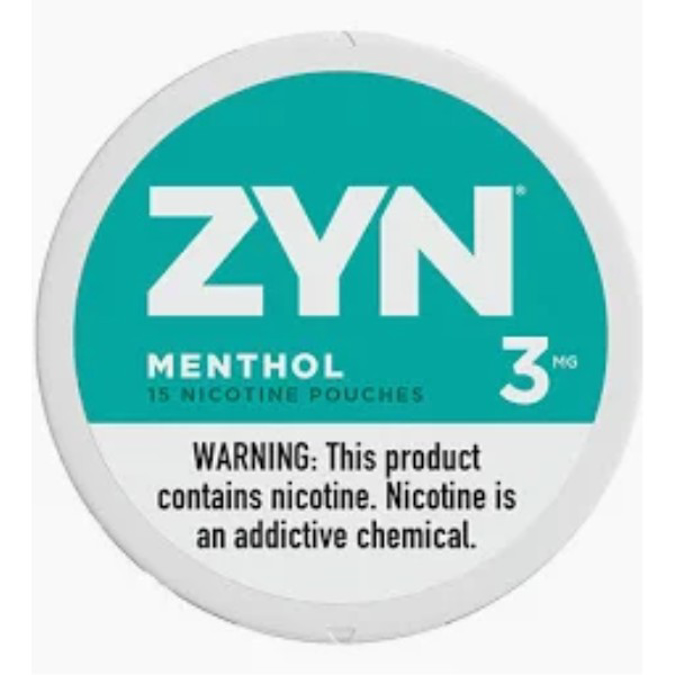 Picture of ZYN 3MG MENTHOL NICOTINE POUCHES