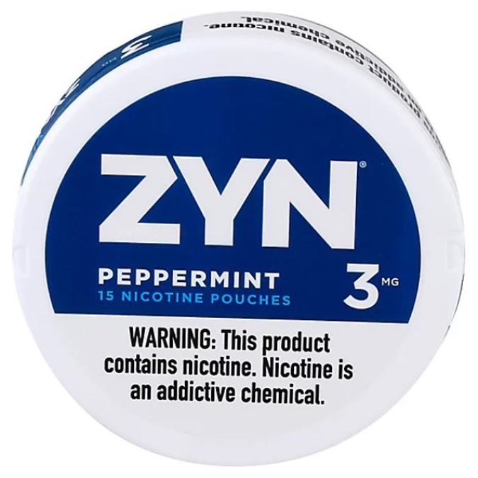 Picture of ZYN 3MG PEPPER MINT NICOTINE POUCHES