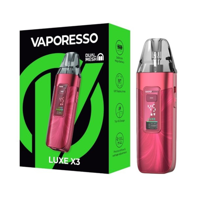 Picture of VAPORESSO LUXE X3 - SHEER RED
