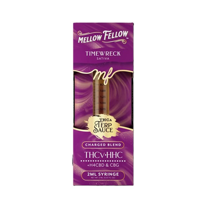 Picture of MELLOW FELLOW THCA TERP SAUCE SYRINGE 2ML - TIMEWRECK (SATIVA)