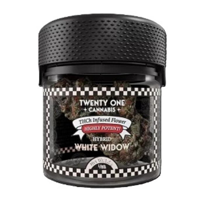 Picture of TWENTY ONE CANNABIS THCH INFUSED FLOWER 3.5G - WHITE WIDOW (HYBRID)