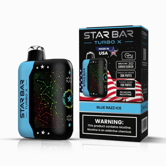 Picture of STAR BAR 30K - BLUE RAZZ ICE