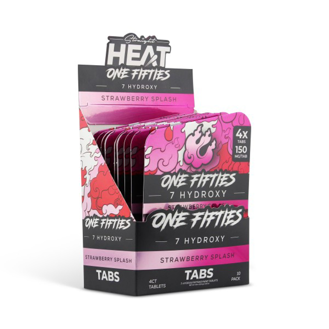 Picture of ONE FIFTIES 7 HYDROXY 150MG 4CT - STRAWBERRY SPLASH