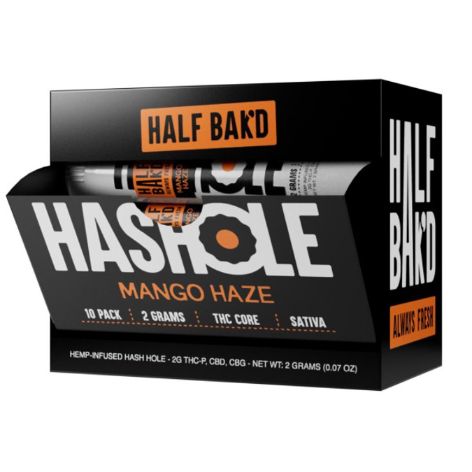 Picture of HALF BAK'D THCP HASH HOLE PRE ROLL 2G - MANGO HAZE