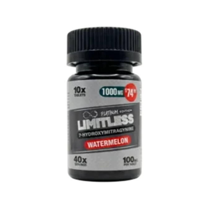 Picture of LIMITLESS 7 HYDROXY 100MG 10CT - WATERMELON