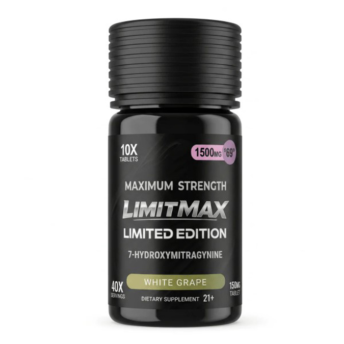 Picture of LIMITMAX 7 HYDROXY 1500MG 10CT - WHITE GRAPE
