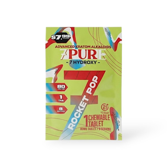 Picture of 7 PURE 7 HYDROXY 80MG 30CT - ROCKET POP