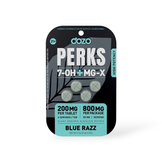 Picture of DOZO PERKS 7OH + MG-X  200MG 25CT - BLUE RAZZ