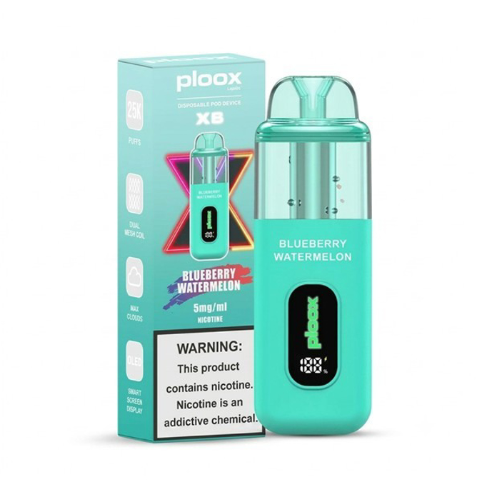 Picture of PLOOX DISPOSABLE POD 25K - BLUEBERRY WATERMELON