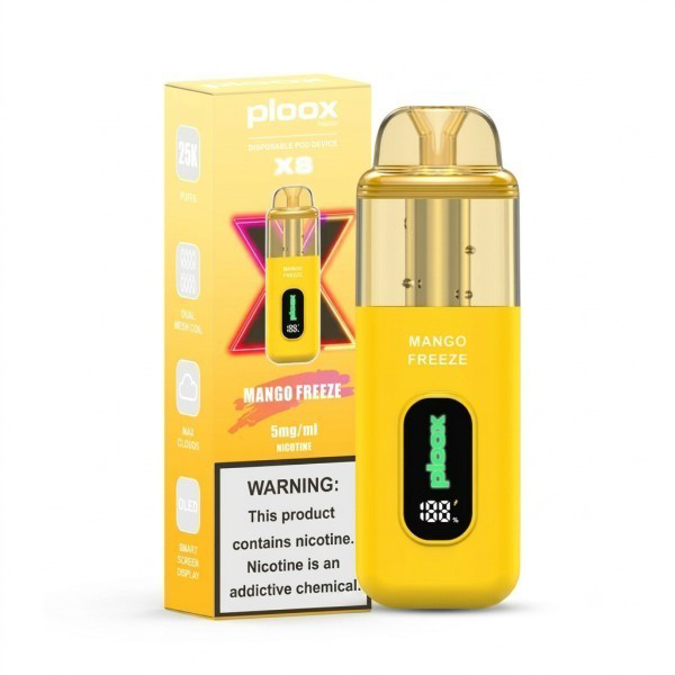 Picture of PLOOX DISPOSABLE POD 25K - MANGO FREEZE