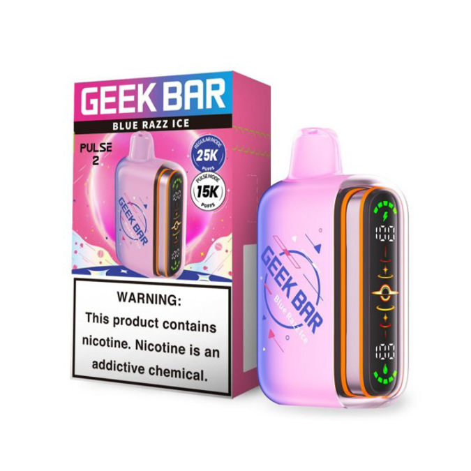 Picture of GEEK BAR PULSE 2 25K - BLUE RAZZ ICE