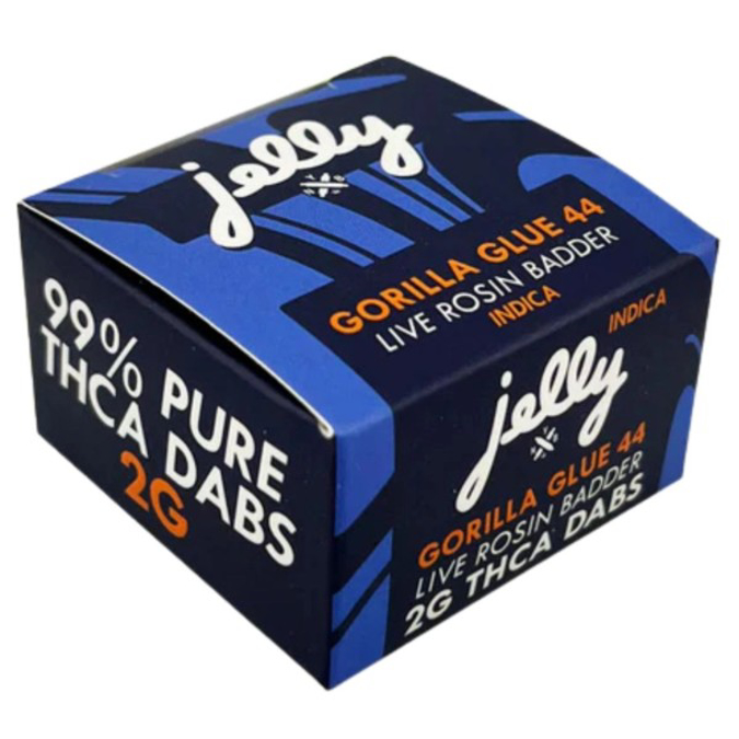 Picture of NYB JELLY THCA LIVE ROSIN DAB 5G  - GORILLA GLUE 44 (INDICA)