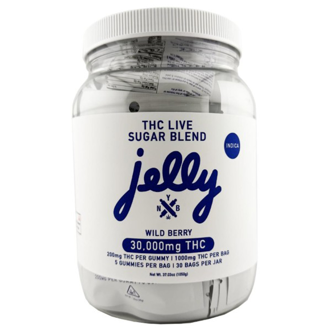 Picture of NYB JELLY THCA GUMMIES 30000 MG 30CT JAR - WILD BERRY